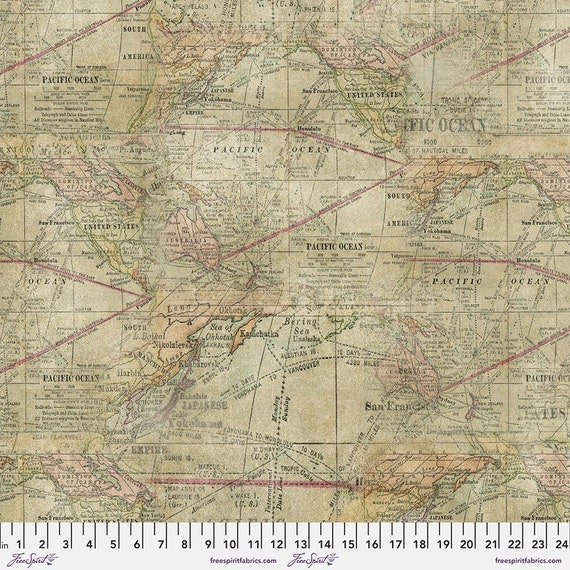 Embark by Tim Holtz - CCTH001 Canvas - 1/2 yard