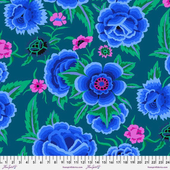 Kaffe Fassett PWGP106 Blue - 1/2yd