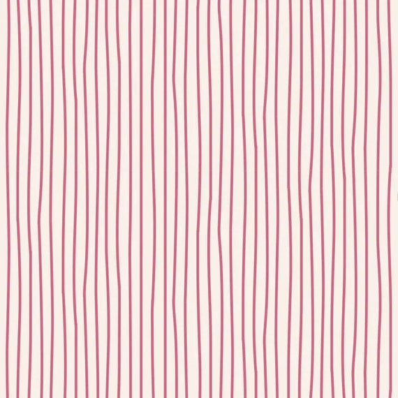 TILDA Classic Basics - Penstripe Pink 130031 - Fat Quarter