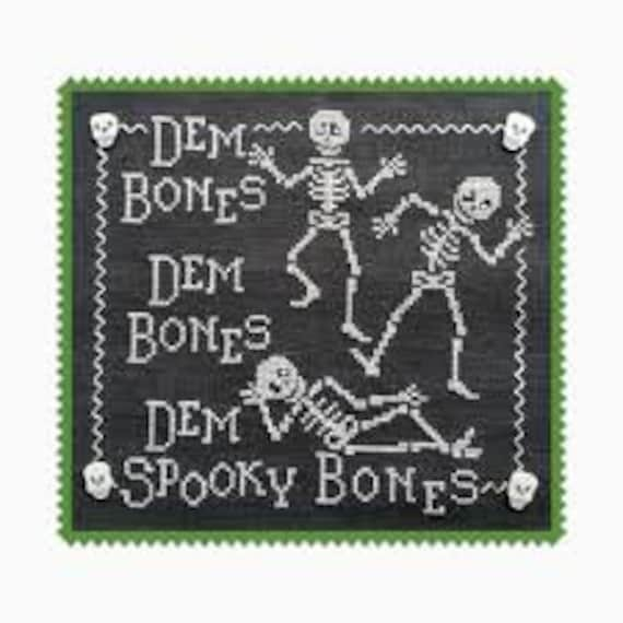 Dem Bones - Waxing Moon Designs - Cross Stitch Chart