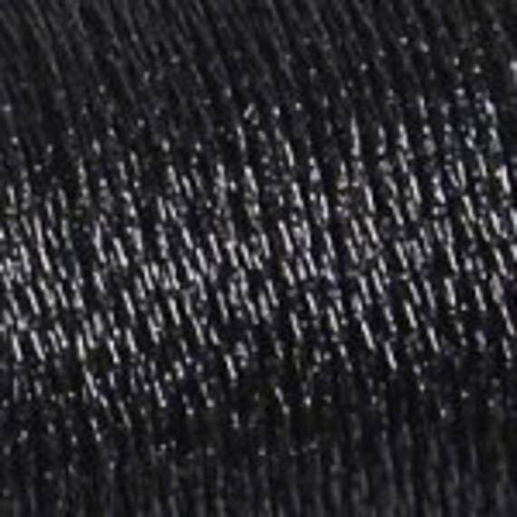 DMC Diamant Metallic Embroidery Thread - 310 Ebony