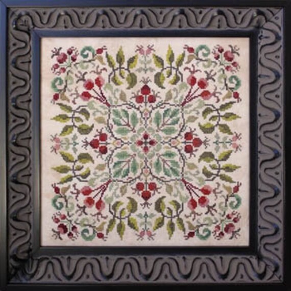 After the Roses - Ink Circles - Cross stitch chart