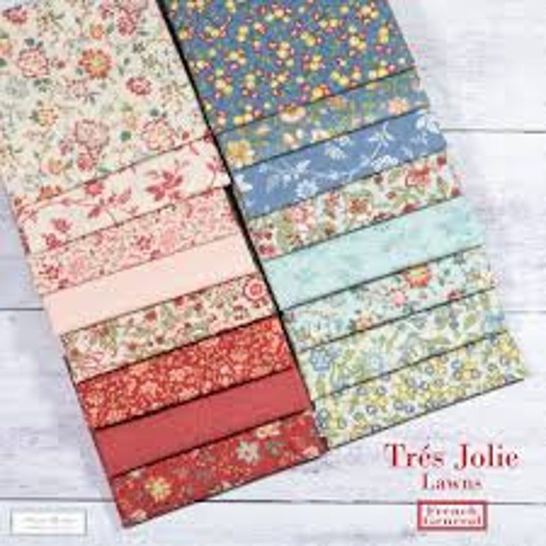Tres Jolie Lawn French General 1387620LW 1/2 Yard Etsy