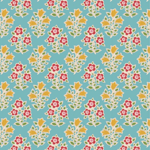 TILDA Farm Flowers 110103 - Fat Quarter