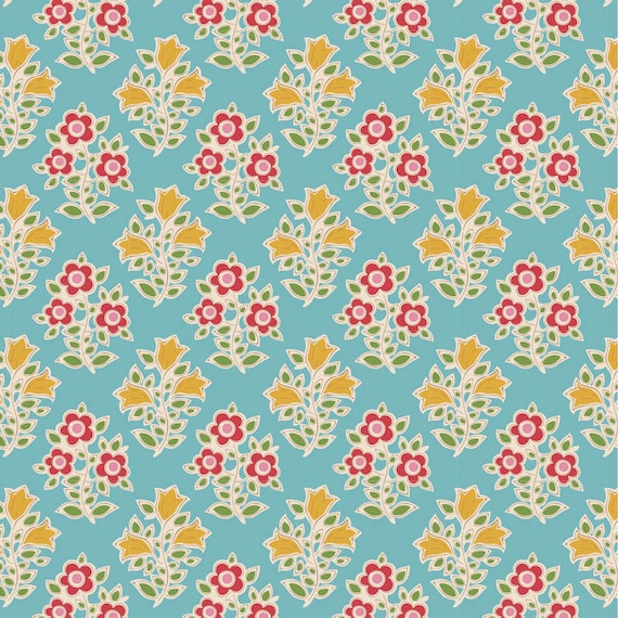 TILDA Farm Flowers 110103 - Fat Quarter