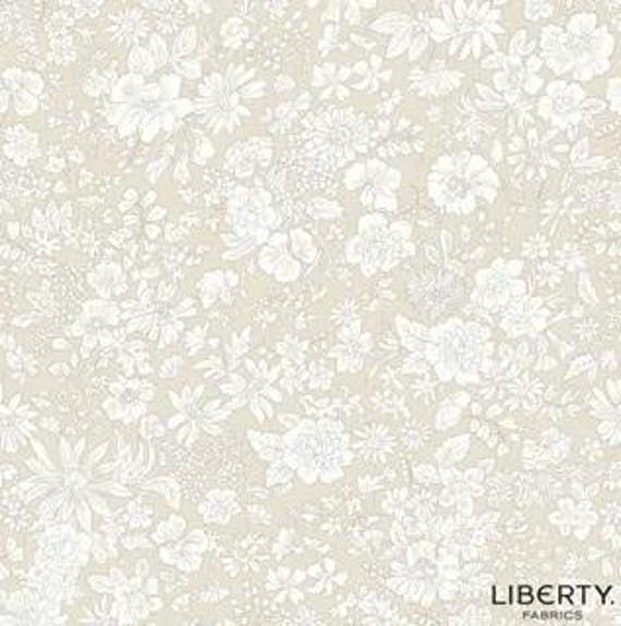Liberty Emily Belle - Parchment  1666418A - 1/2 yd