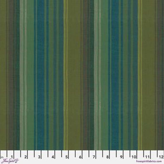 Woven Stripes by Kaffe Fassett - WSGP004 Teal - 1/2 yd