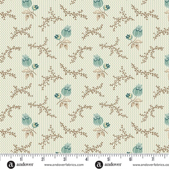 Fernshaw by Max and Louise A1028T - 1/2 yard