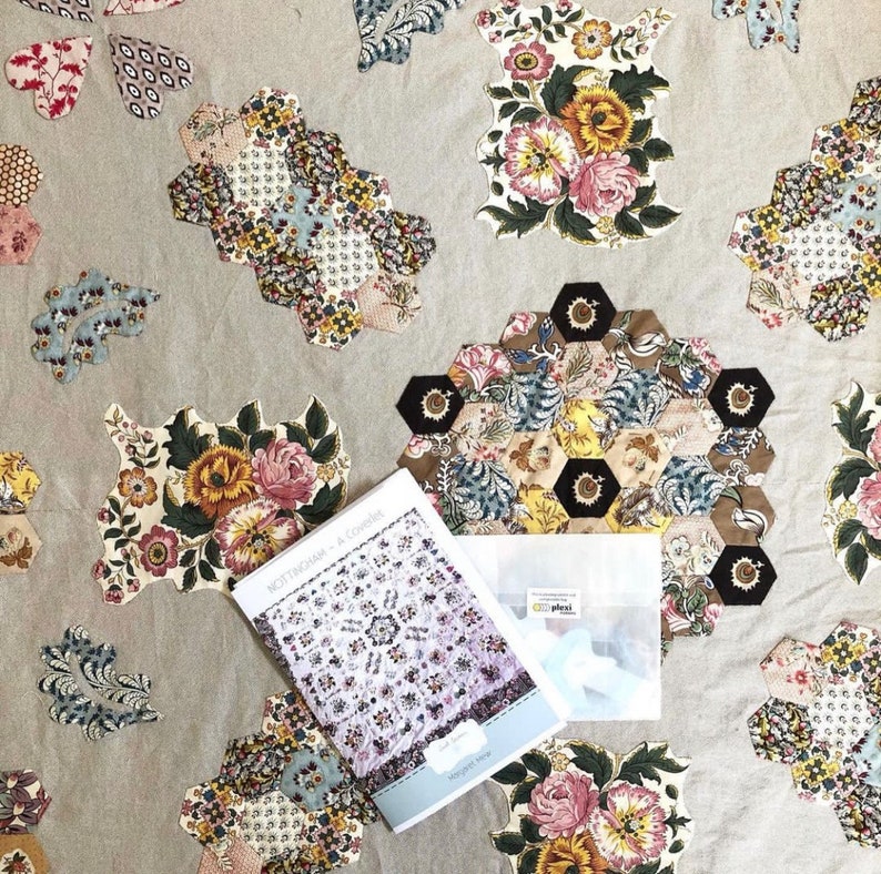 Nottingham - A Coverlet by Margaret Mew - Pattern and Template Set - Etsy