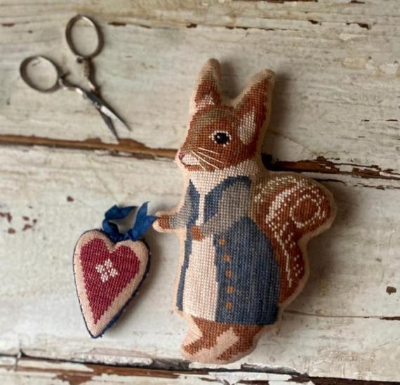 Miss Hazel - Animal Crackers - Stacy Nash Primitives - Cross Stitch Chart