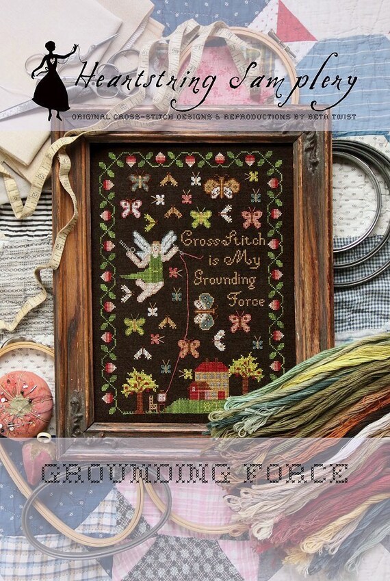 Grounding Force - Heartstring Samplery - Cross Stitch Chart