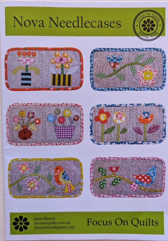 Nova Needlecases by Irene Blanck - Quilt Pattern