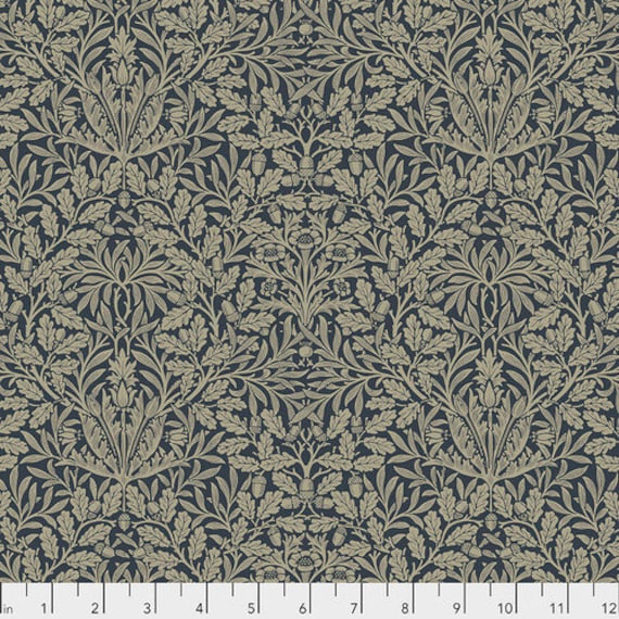William Morris PWWM039 Ink - 1/2 yard