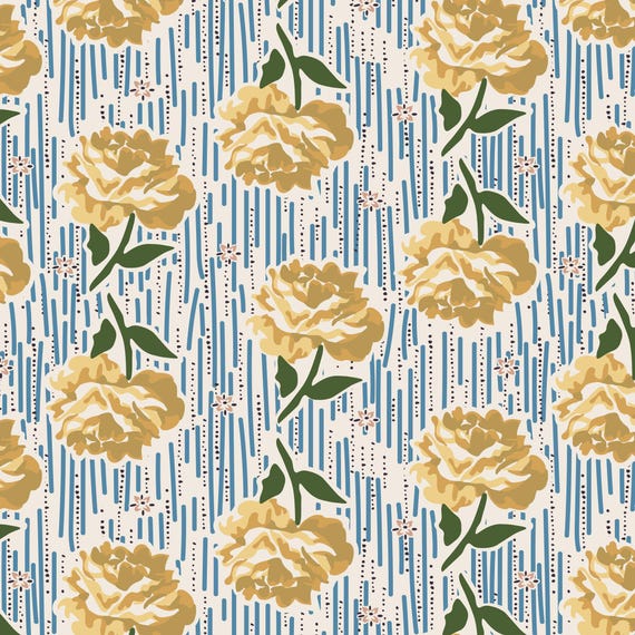Forget-Me-Not Rose by Emma Newman - DV6814 - 1/2 yard