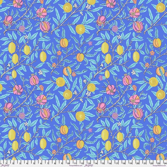 Kaffe x Morris & Co. PWKW010 Cobalt - 1/2 yard