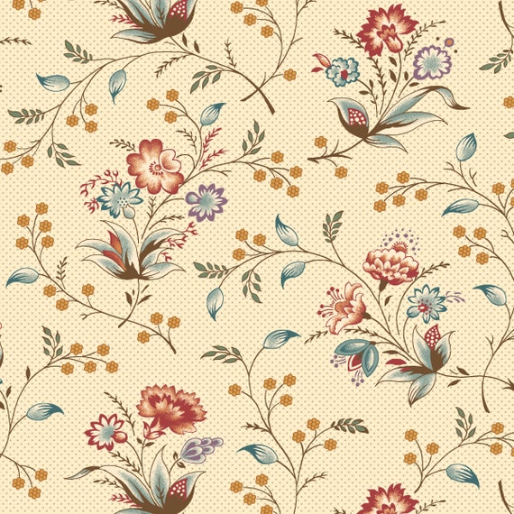 Hearthstone by Lyn Wilder for Marcus Fabrics R600530C - 1/2 yard