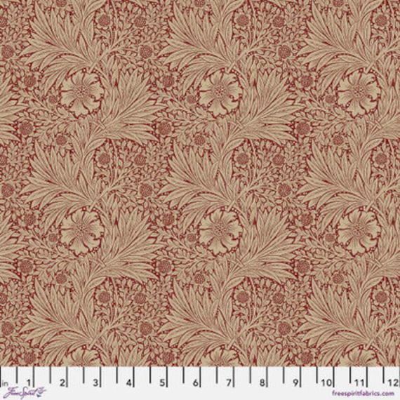 William Morris PWWM006 Red - 1/2 yard