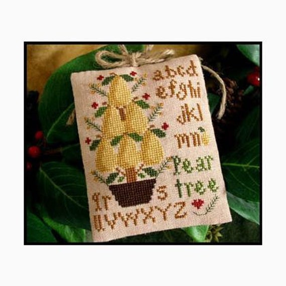 Pear Tree Ornament - Little House Needleworks