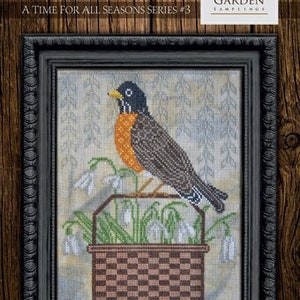 Eerste tekenen van de lente - Een tijd voor alle seizoenen #3 - Cottage Garden Samplings - Cross Stitch Chart