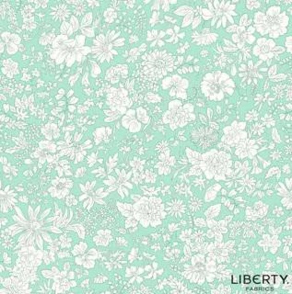 Liberty Emily Belle - Soft Mint 1666423A - 1/2 yd