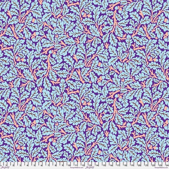 Kaffe x Morris & Co. PWKW003 Purple - 1/2 yard