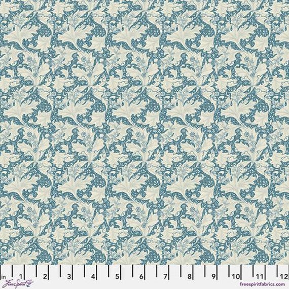William Morris PWWM008 Blue - 1/2 yard
