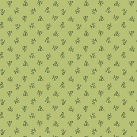 Vintage Viridians R3131 Light Green - 1/2 yard