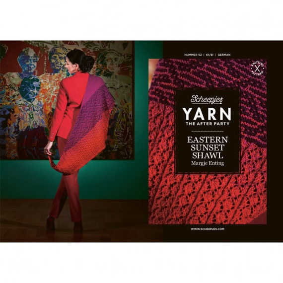 Scheepjes YARN The After Party Booklet No.52 - Eastern Sunset Shawl