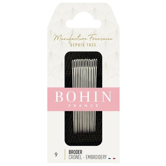 BOHIN  Crewel Embroidery Needles - Select size - 15pk