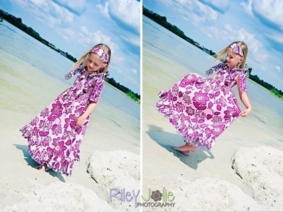 Robe longue Helen s Patron de robe pour fille 6 mois 8 ans Etsy France