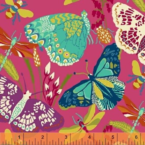 Butterfly Dance 50233-2 by Sally Kelly - 1/2 yard