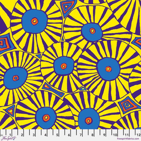 Kaffe Fassett PWBM083 Yellow - 1/2 yard