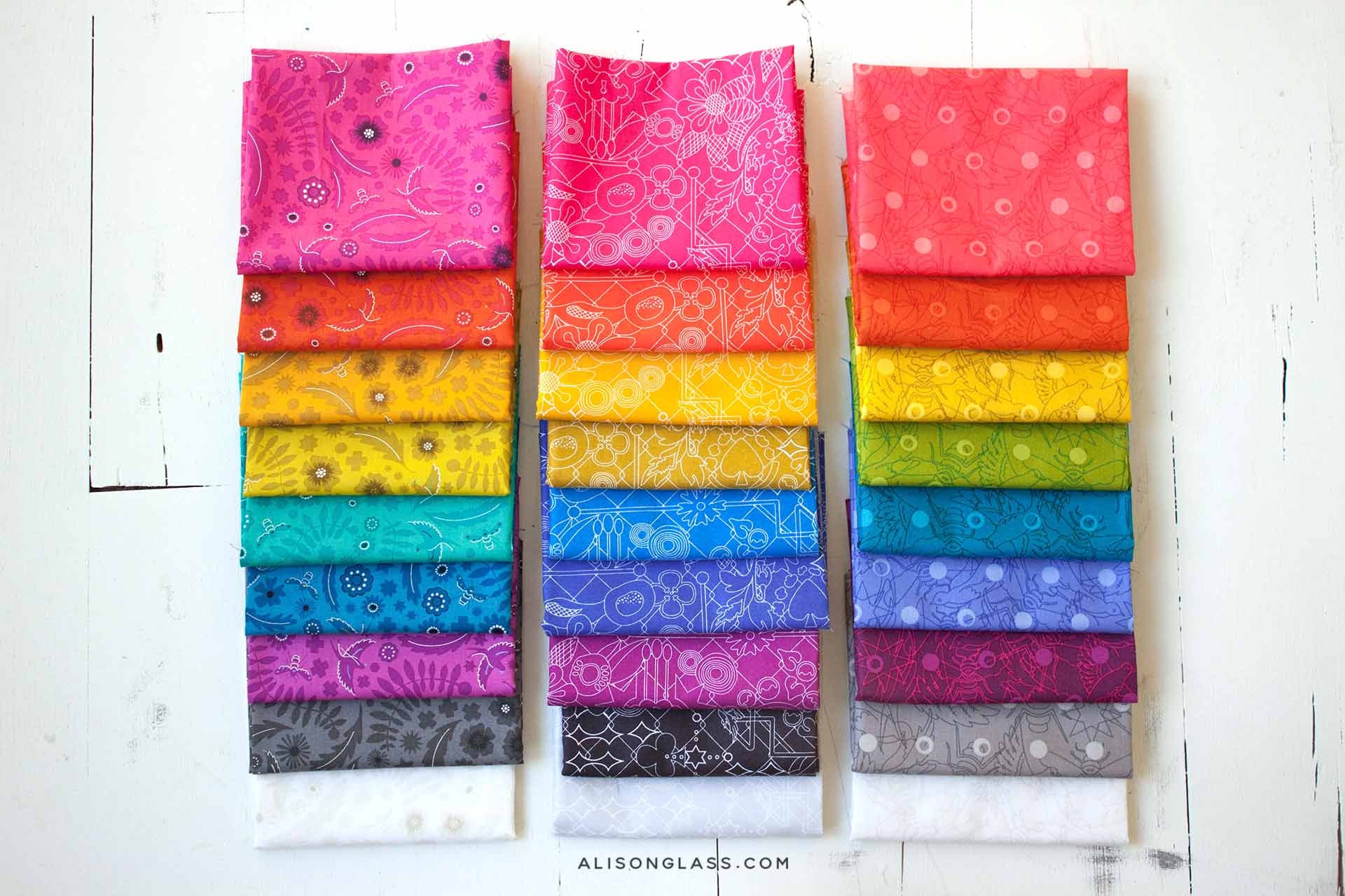 Sun Print by Alison Glass 28 x Fat 8th Bundle Etsy Polska