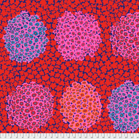 Kaffe Fassett PWGP180 RED - 1/2 yard