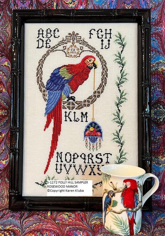 Folly Hill Sampler- Rosewood Manor - Chart only