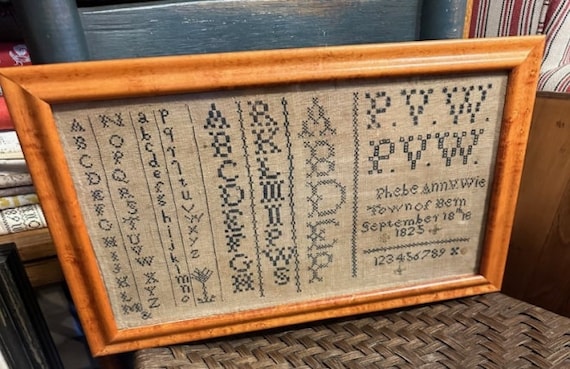 Phebe Ann V. Wie 1825 - Needle Workpress - Cross Stitch Chart