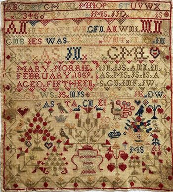 Mary Norrie 1859 - Lucy Beam - Cross Stitch Chart