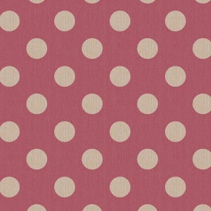 TILDA Chambray Dots - Burgundy 160053 - Fat Quarter