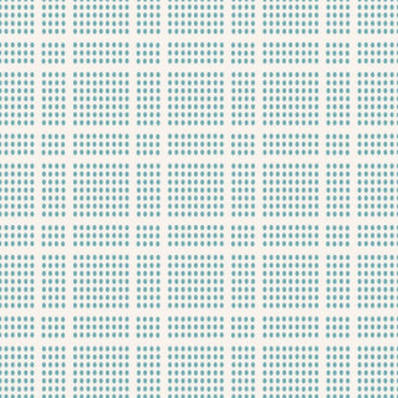 TILDA Plaid Teal 130065 - 1/4 yard