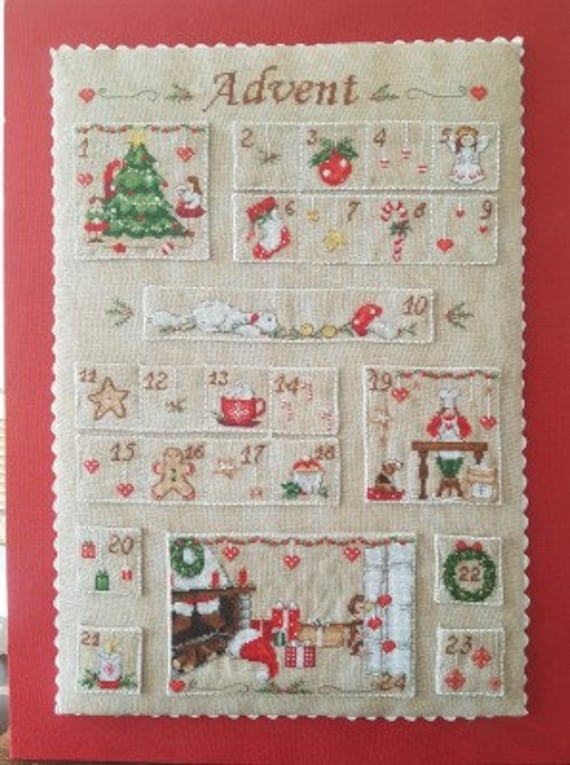 Cross Stitch Advent Calendar - DMC