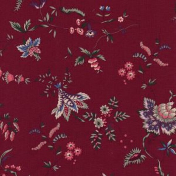 Dutch Heritage Mary's Secret Garden - Rose 2032 - 1/2 yard - 1/2 yard