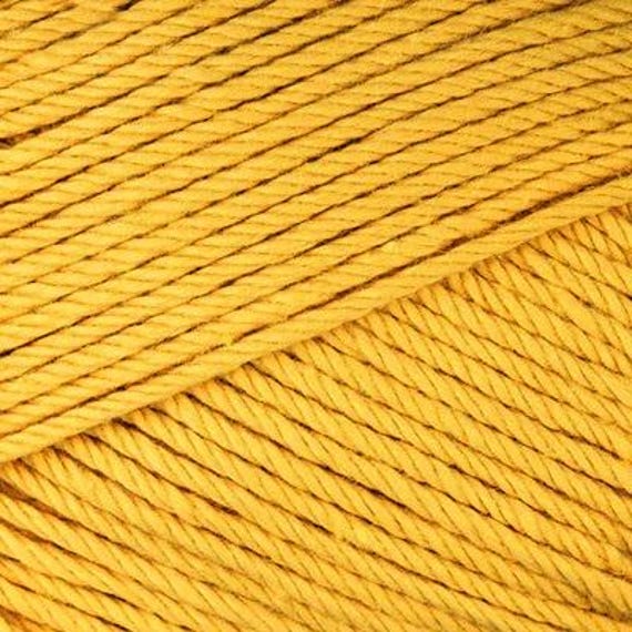FIddlesticks Posie 007 Mustard - 100% Cotton - 4 ply Fingering