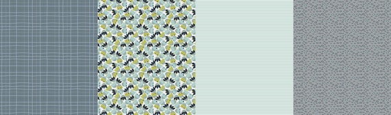 Greenstone Lollies Raincloud by Jen Kingwell 1822611 - 1/2yd