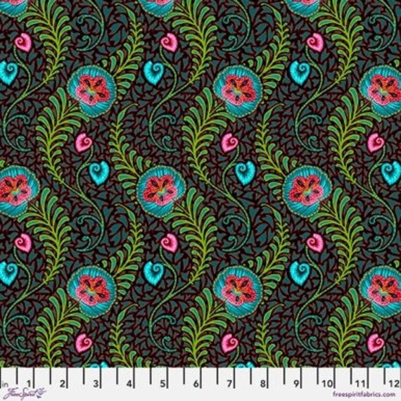 Tropicalism by Odile Bailloeul PWOB083 Dark - 1/2 yard