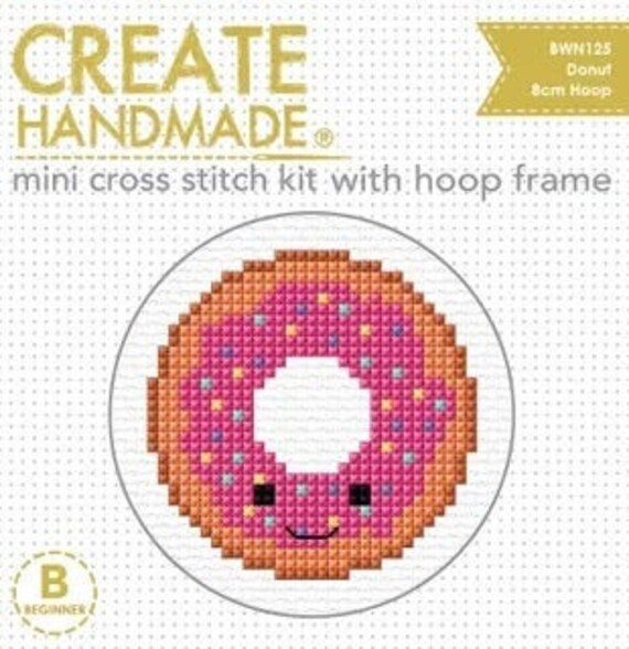 Cross Stitch Starter Kit - Donut