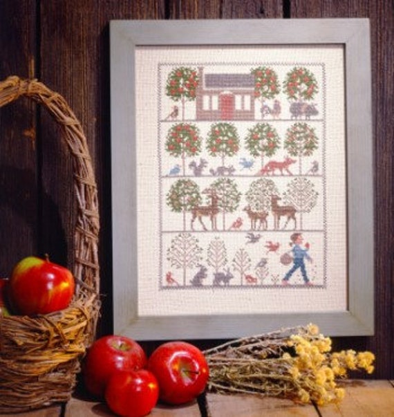 Johnny Appleseed - Prairie Schooler - Cross Stitch Chart