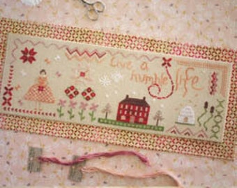 Live a Humble Life - October House - Cross Stitch Chart