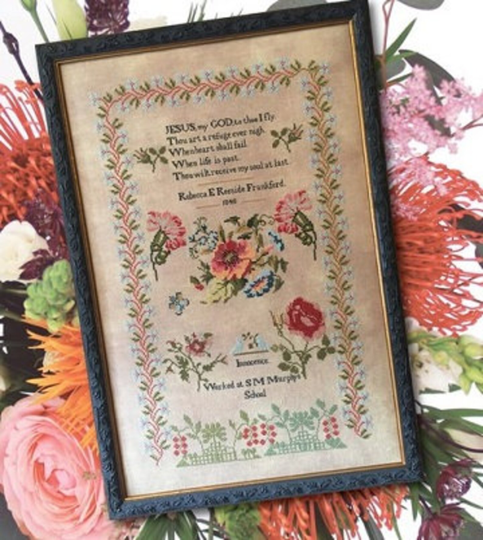 Innocence 1840 Cross Stitch Antiques Cross Stitch Chart | Etsy