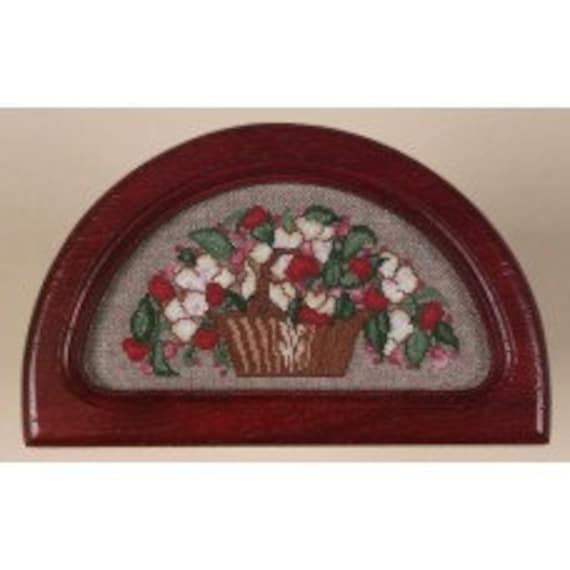 VIntage Floral Basket - The Heart's Content - COMPLETE KIT with FRAME