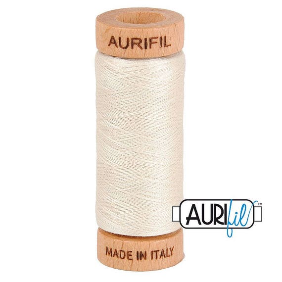 Aurifil 80wt - Silver White 2309